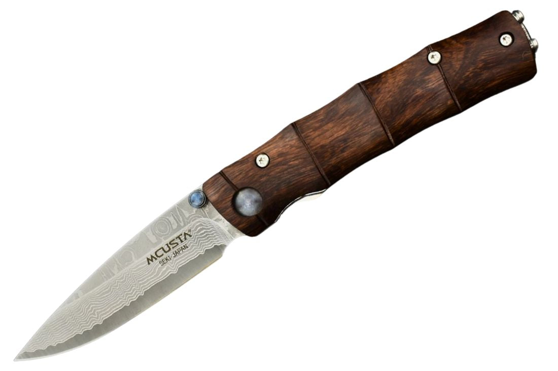 Mcusta MC-74DI Take - Lame Damas et acier composite VG-10 - Manche Ironwood